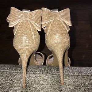 Champagne Sparkle Heels